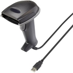 USB-Kit Barcode scanner Cablato 1D CCD Nero Scanner portatile USB