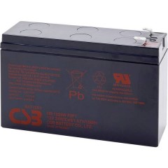 HR 1224W high-rate Batteria al piombo 12 V 5.8 Ah Piombo-AGM (L x A x P) 151 x 98 x 51 mm Spina