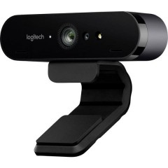 BRIO Webcam 4K 4096 x 2160 Pixel Con piedistallo, Morsetto di supporto