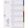 6730 Divisore DIN A4 blank Polipropilene Multicolore 5 schede