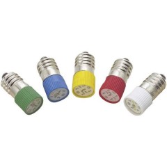 Luce di segnalazione a LED E10 Rosso 12 V/DC, 12 V/AC 1.2 lm 70113122