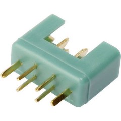 Connettore maschio per batteria MPX dorato 1 pz.