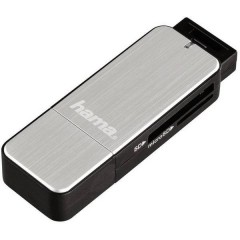 Lettore schede di memoria esterno USB 3.2 Gen 1 (USB 3.0) Argento