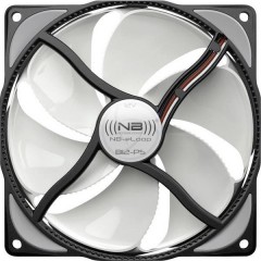 NB-eLoop Ventola per PC case Bianco, Nero (L x A x P) 120 x 120 x 25 mm