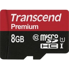 Premium Scheda microSDHC 8 GB Class 10, UHS-I