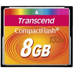 Scheda CF 8 GB Transcend Standart 133x