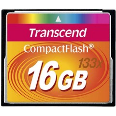 Scheda CF 16 GB Transcend Standard 133x