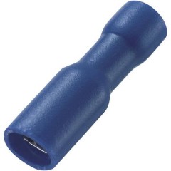 Presa tonda 1.50 mm² 2.50 mm² Ø perno: 4 mm Completamente isolato Blu 100 pz.