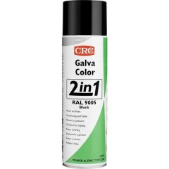 GALVACOLOR vernice di protezione dalla corrosione con effetto a due vie nero profondo RAL 9005 500 ml