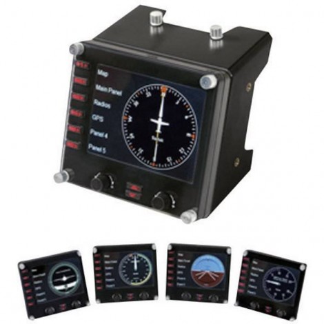 Saitek Pro Flight Instrument Panel PZ46 Controllore per simulatore di volo USB PC Nero