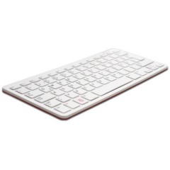 Raspberry Tastatur weiß USB Tastiera Tedesco, QWERTZ, Windows® Bianco, Rosso Hub USB
