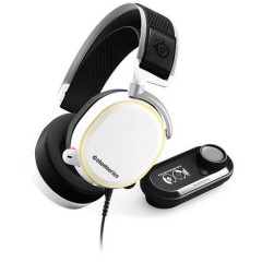 ARCTIS PRO+ GAME DAC Cuffia Headset per Gaming USB, Jack 3,5 mm Filo Cuffia Over Ear Bianco, Nero