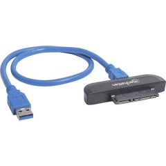 USB 3.2 Gen 1 (USB 3.0) Adattatore [1x Spina A USB 3.2 Gen 1 (USB 3.0) - 1x Spina combinata SATA 7+15 poli]
