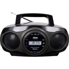 MPC 17.7 BT Radio CD FM CD, AUX, Bluetooth, USB Nero, Grigio