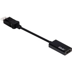 DisplayPort Adattatore [1x Spina DisplayPort - 1x Presa HDMI] Nero Ultra HD-HDMI
