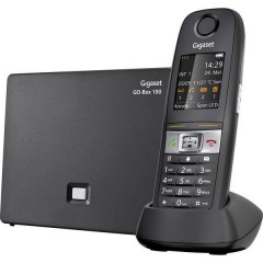 E630A GO Telefono cordless VoIP resistente agli urti, resistente allacqua, Vivavoce TFT/LCD a colori Nero