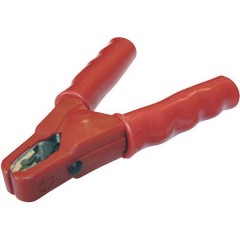 Pinza per caricabatterie 600 A Collegamento a vite per capicorda mediante occhiello M6 Rosso SZ60 Contenuto: 1 pz.