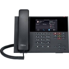 COMfortel D-400 Telefono a filo VoIP Segreteria telefonica, Vivavoce, PoE, Collegamento cuffie Touch Screen a 