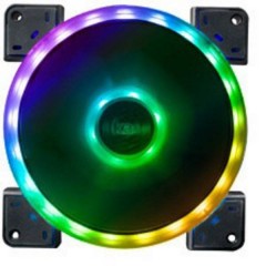 Vegas TL Ventola per PC case Nero, RGB (L x A x P) 140 x 140 x 25 mm incl. Illuminazione LED