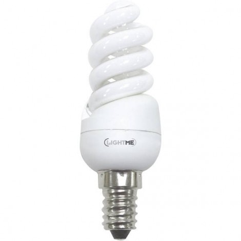 Lampada a risparmio energetico Classe energetica: A (A++ - E) E14 95 mm 230 V 8 W = 39 W Bianco caldo Forma di