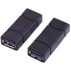 USB 3.0 Adattatore [1x USB 3.2 Gen 1 Presa C - 1x USB 3.2 Gen 1 Presa C] Contatti connettore dorato