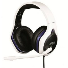 HYPERION HEADSET PS5 Gaming Cuffie On Ear via cavo Stereo Nero/Bianco regolazione del volume