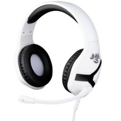 NEMESIS PS5 HEADSET Gaming Cuffie Over Ear via cavo Stereo Nero/Bianco regolazione del volume