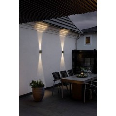 Chieri Lampada da parete per esterni a LED 12 W Bianco caldo Antracite