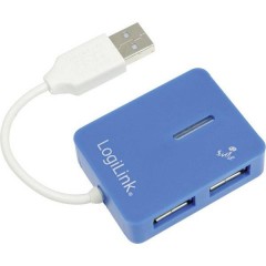 4 Porte Hub USB 2.0 Blu