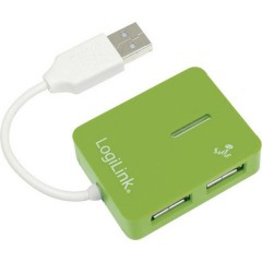 4 Porte Hub USB 2.0 Verde