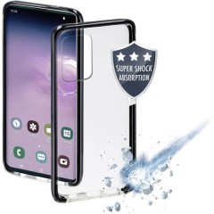 Protector Cover Samsung Galaxy S20 Ultra 5G Trasparente, Nero