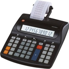 4212 PD Calcolatrice da tavolo Nero Display (cifre): 12 rete elettrica (L x A x P) 200 x 50 x 235 mm