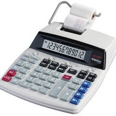 D69 PLUS Calcolatrice da tavolo scrivente Bianco Display (cifre): 12 rete elettrica (L x A x P) 210 x 278 x 73 mm