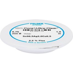 ISO-Core Ultra Clear SAC305 Stagno per saldatura Bobina Sn96.5Ag3Cu0.5 0.75 mm
