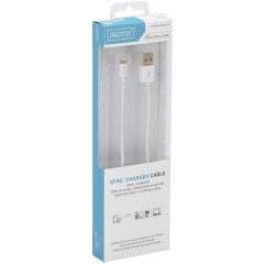 Apple iPad/iPhone/iPod Cavo [1x USB, Spina A USB 2.0 - 1x Spina Dock Lightning Apple] 1.00 m Bianco