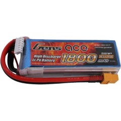 Batteria ricaricabile LiPo 18.5 V 1800 mAh Numero di celle: 5 45 C Softcase XT60