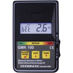 Misuratore di umidità per materiali GMK 100 Range di umidità materiali da costruzione (intervallo) 0 fino a 8 