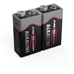 6LR61 Red-Line Batteria da 9 V Alcalina/manganese 9 V 2 pz.