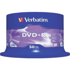 DVD+R vergine 4.7 GB 50 pz. Torre