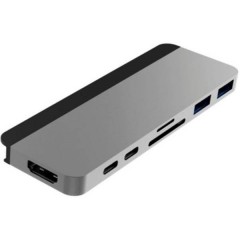 USB-C™ (USB 3.1) Multiport Hub Predisposto Ultra HD, Contenitore in alluminio, con ingresso