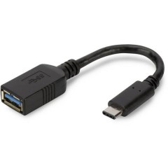 USB 3.0 Adattatore [1x USB 3.2 Gen 1 Presa C - 1x Spina C USB 3.0] tondo, connettore applicabile