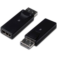 DisplayPort / HDMI Adattatore [1x Spina DisplayPort - 1x Presa HDMI] Nero doppia schermatura, 