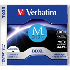M-DISC Blu-ray vergine 100 GB 1 pz. Slim case stampabile
