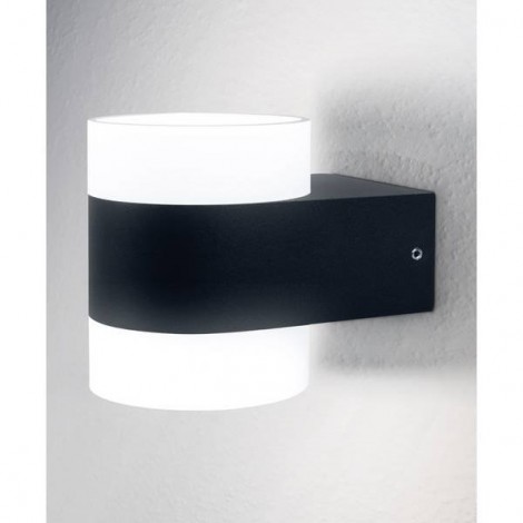 ENDURA® STYLE UPDOWN PUCK L Lampada da parete per esterni a LED Grigio scuro