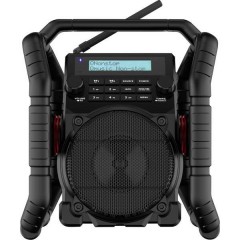 UBOX500R Radio da cantiere DAB+, FM Bluetooth, AUX, USB, FM Funzione di carica della batteria , antiurto
