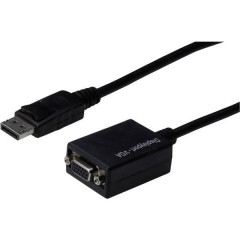 DisplayPort / VGA Adattatore [1x Spina DisplayPort - 1x Presa VGA] Nero 15.00 cm