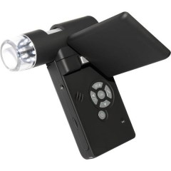 Microscopio USB con monitor 5 MPixel Zoom digitale (max.): 500 x