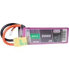 Batteria ricaricabile LiPo 7.4 V 5000 mAh Numero di celle: 2 20 C Softcase XT90