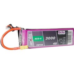 Batteria ricaricabile LiPo 14.8 V 3000 mAh Numero di celle: 4 20 C Softcase XT60