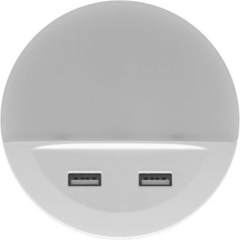 LUNETTA USB L Luce notturna LED Rotondo LED (monocolore) Bianco caldo Bianco